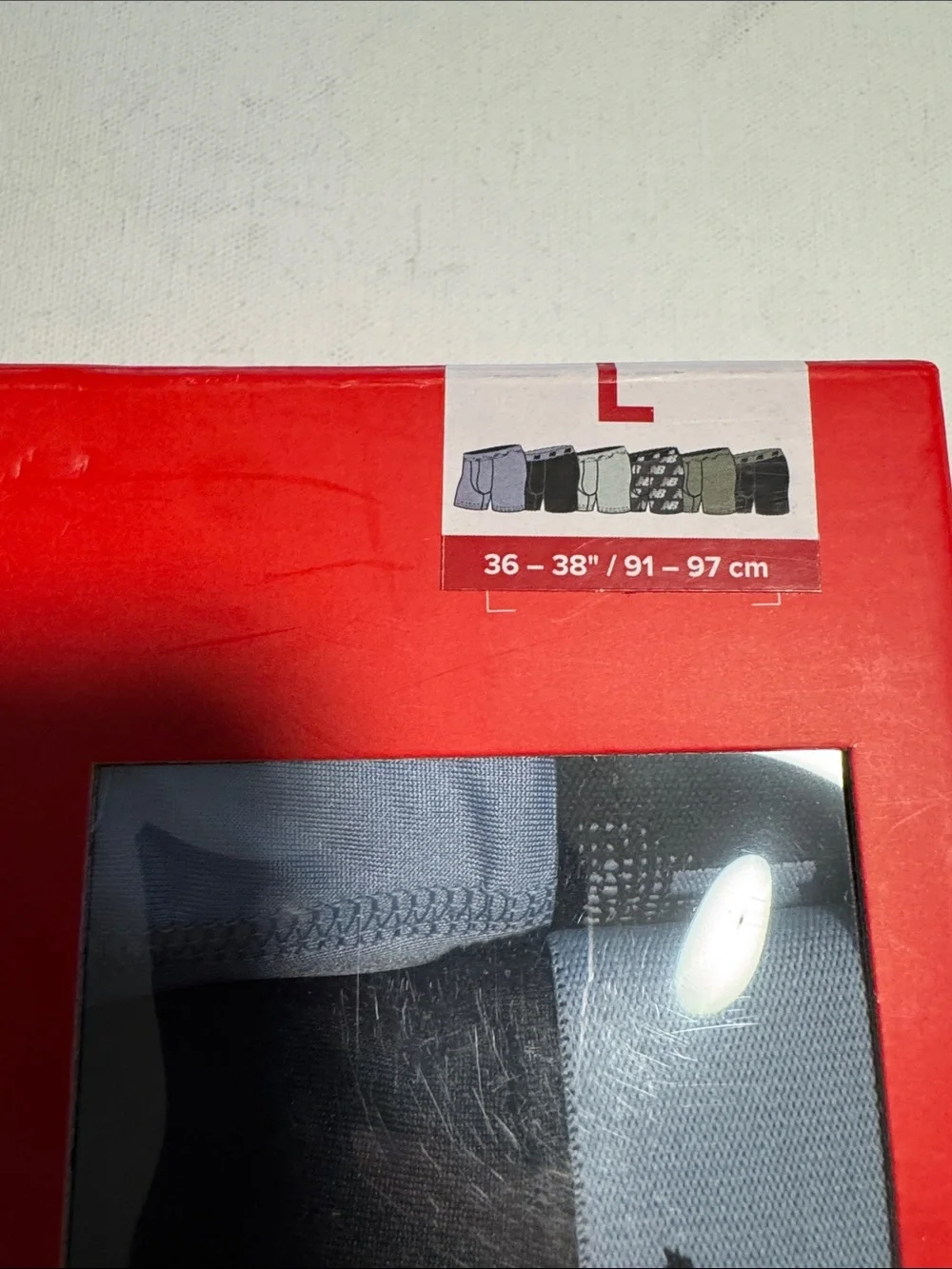 New Balance Boxer Briefs Mens Large 6 Pack